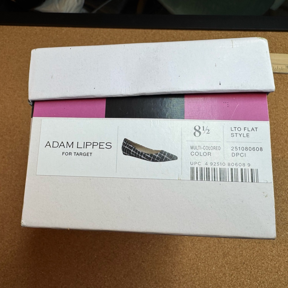 Adam Lippes for Target Black White Grid Print Flats – Size 8.5 – Limited Edition - Picture 7 of 8